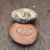 Authentic Antique Ancient Old Himalayan Seal Sulumani Agate Bead very Rare Bead
